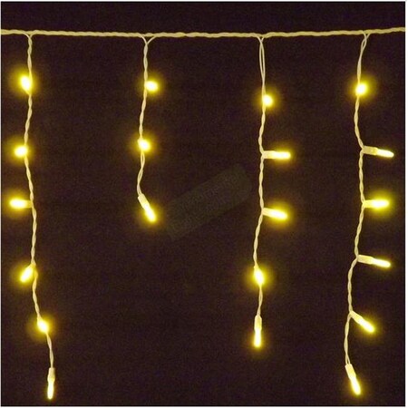 Reinders Reinders 88604-R M5mm ICICLE Holiday Creations 70 LED Christmas Light String - Gold 88604-R